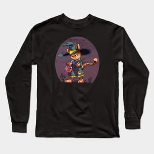 Witch cat Long Sleeve T-Shirt